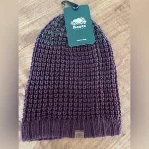Plum Knit Beanie by Roots!
